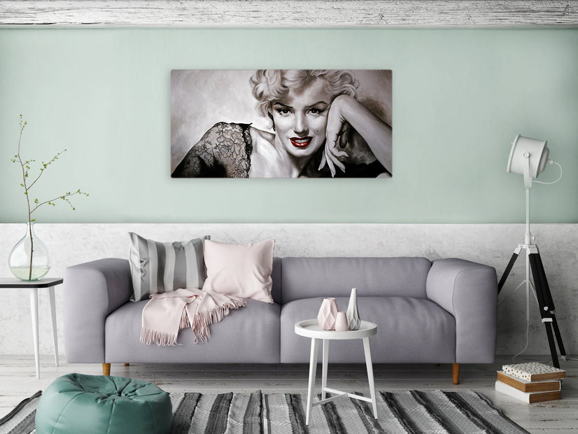 Marilyn Monroe Canvas Print, Pop Art Canvas Wall Art Poster Sticker