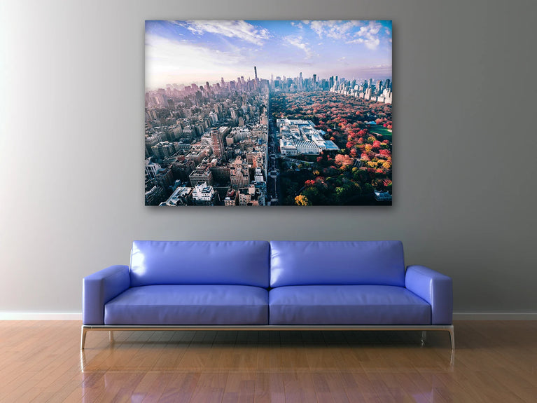 Central Park New York Skyline Wall Art Canvas Poster Canvas Print Decor Wall Art Poster Sticker