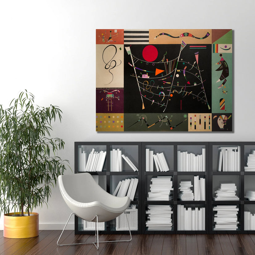 The Whole By Wassily Kandinsky 1940 Wall Art Canvas Poster Canvas Print Decor Wall Art Poster Sticker