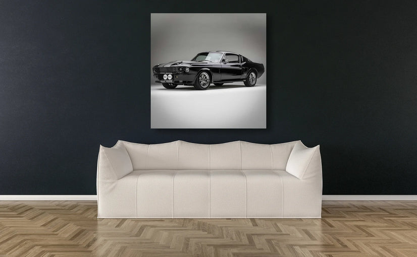 1967 Ford Mustang Eleanor Car Canvas Wall Art, Canvas Printing Wall Home Decor Poster Sticker