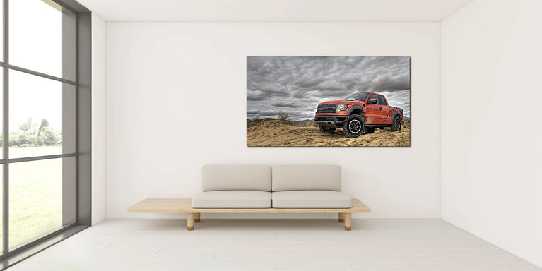 The Ford Raptor Canvas Print, Ford Raptor Canvas Wall Art Poster Sticker