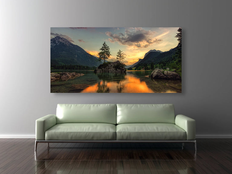 Sunrise At Yosemite Valley Wall Art Canvas Poster Canvas Print Decor Wall Art Poster Sticker