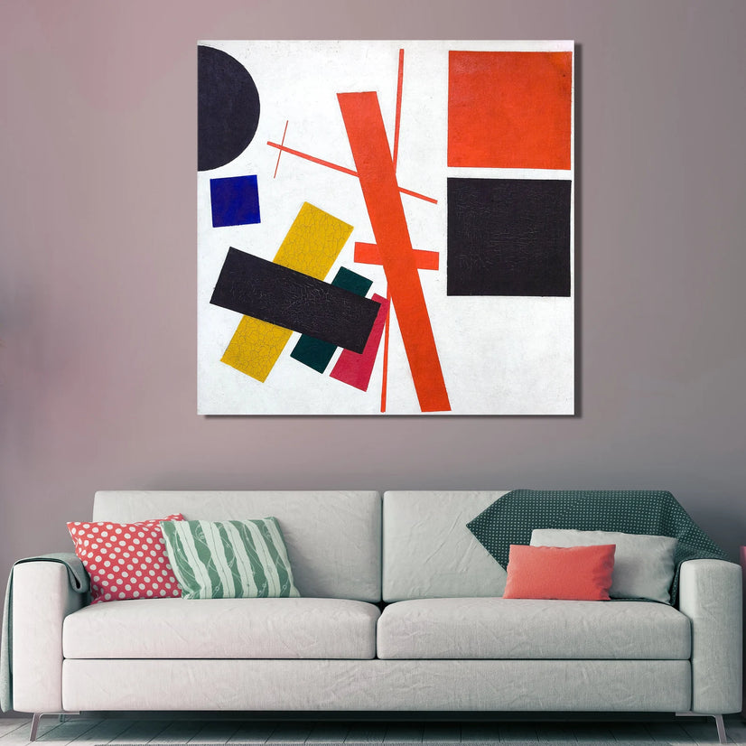 Suprematist Composition By Kazimir Malevich, Malevich Picture Abstract Artwork Canvas Print Wall Art Poster Sticker