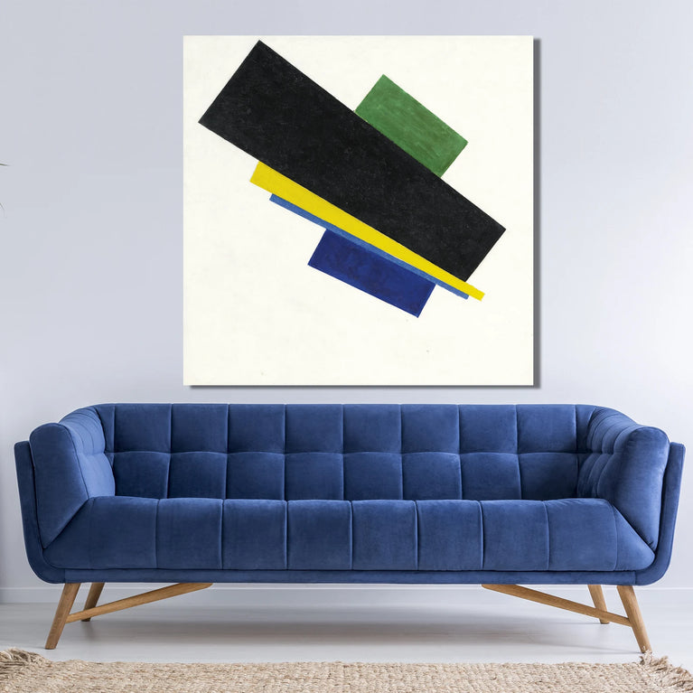 Composición Suprematista By Kazimir Malevich, Malevich Picture Abstract Artwork Canvas Print Wall Art Poster Sticker