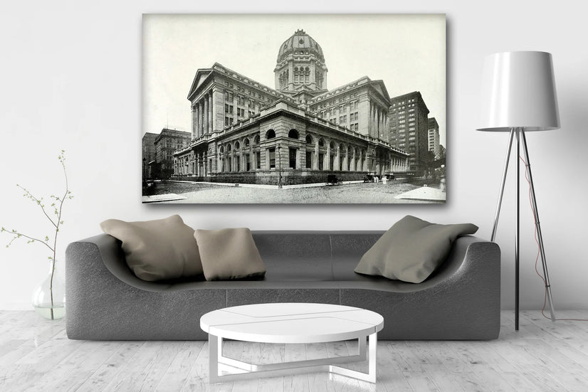 Chicago Federal Building Wall Art Canvas Poster Canvas Print Decor Wall Art Poster Sticker