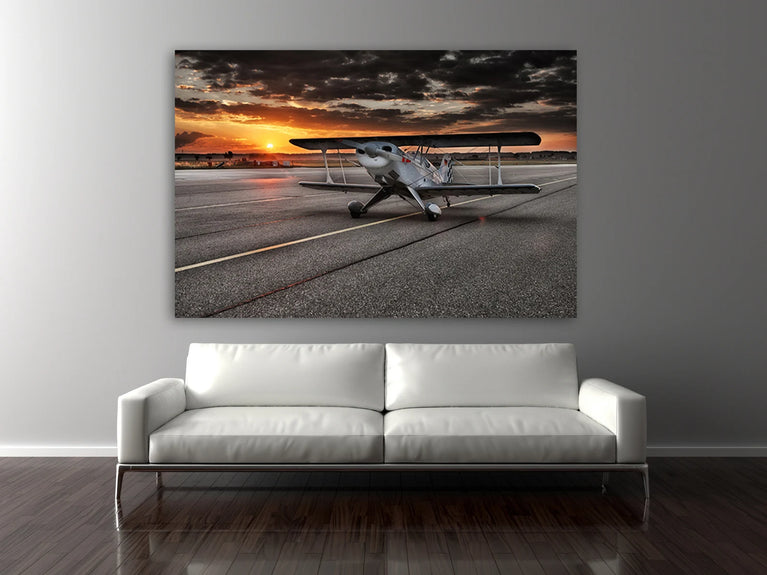 Aeroplane Wallpapers Boeing 787 Canvas Wall Decor, Canvas Print Wall Art Poster Sticker