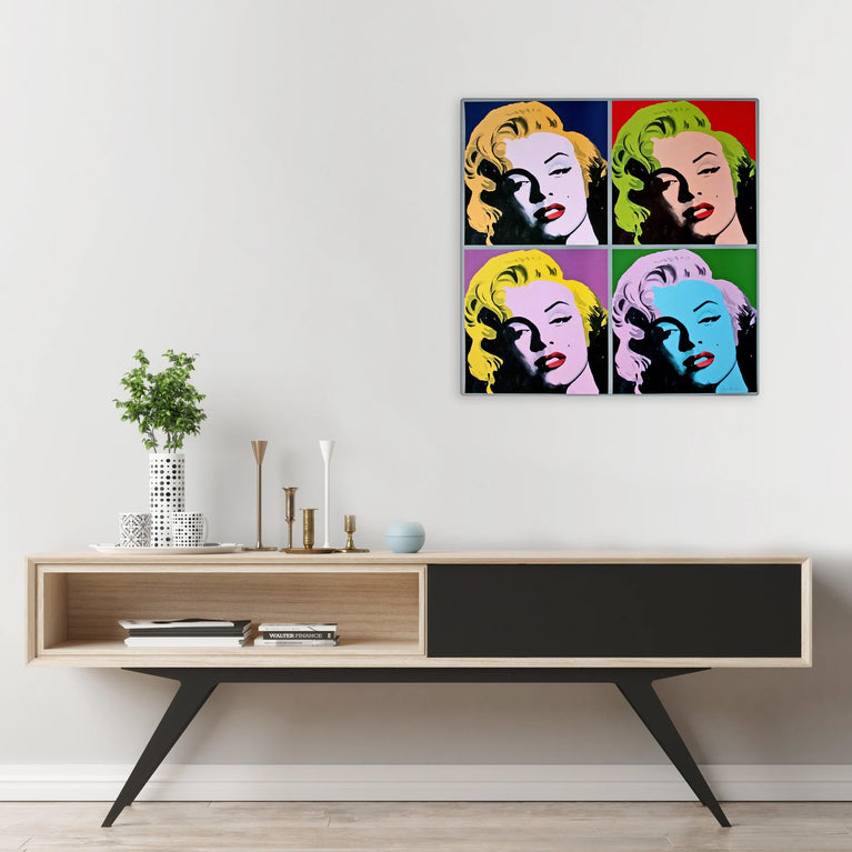 Marilyn Monroe Pop Art Canvas Printing Wall Art Home Decor Poster Sticker