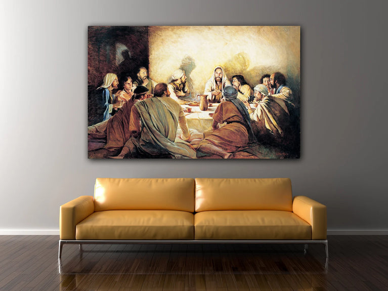 La Última Cena Fine Art Canvas, Canvas Print Wall Art Poster Sticker