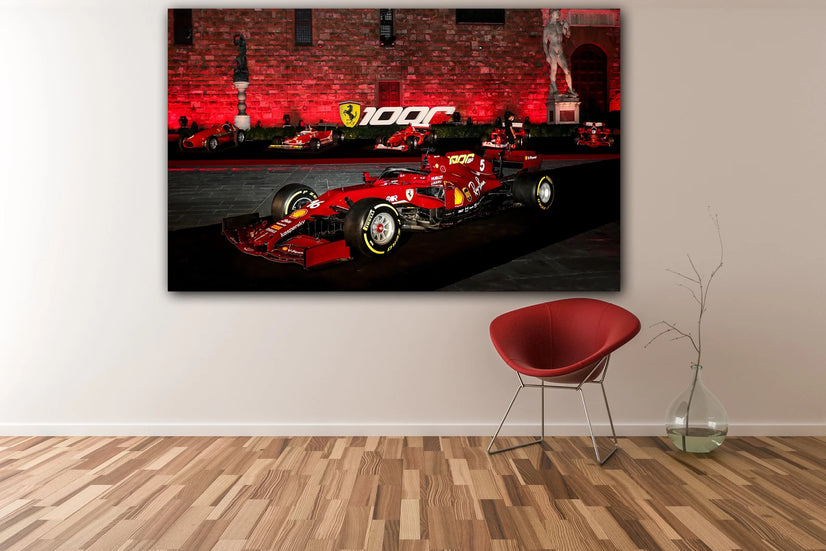 The Formula 1 Car Canvas Print, Formula 1 Car Canvas Wall Art Poster Sticker