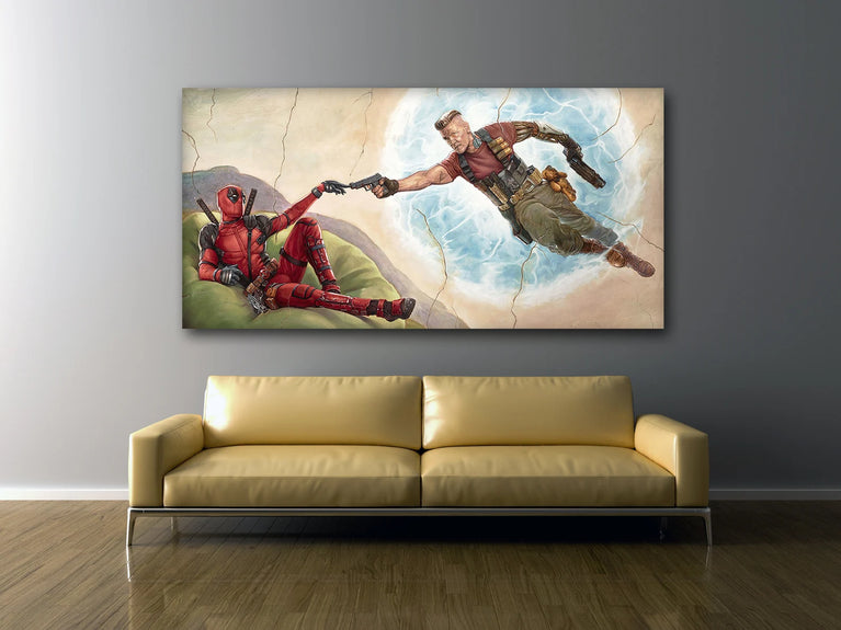 The Creation Of Deadpool Wall Art Canvas Poster Canvas Print Decor Wall Art Poster Sticker