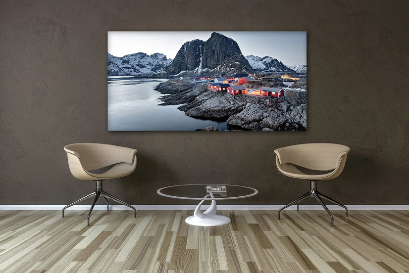 Mountains in Norway Wall Art Canvas Poster Canvas Print Decor Wall Art Poster Sticker