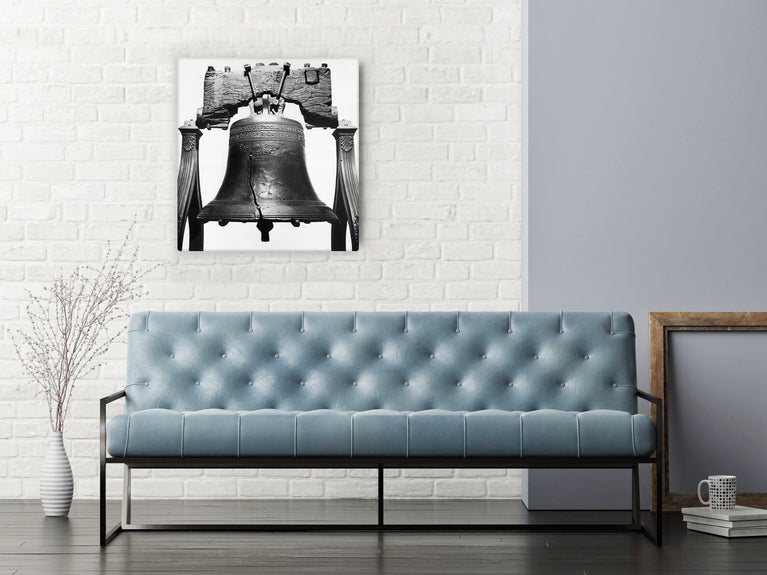 The Liberty Bell Canvas Wall Art, Independence Hall, Philadelphia, Canvas Print Poster Sticker