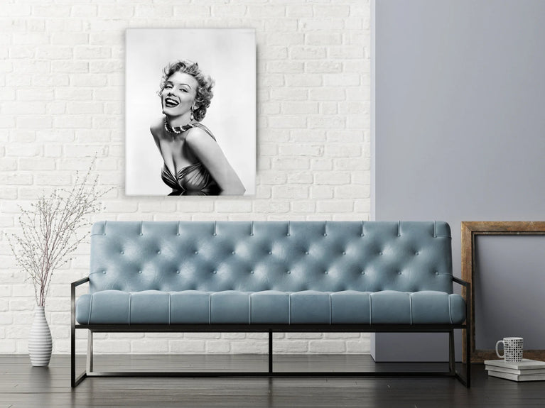 Classic Marilyn Monroe Canvas Print , Retro Canvas Wall Art Poster Sticker