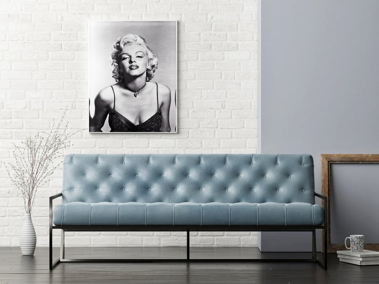 Marilyn Monroe Canvas Print, Retro Canvas Wall Art Poster Sticker