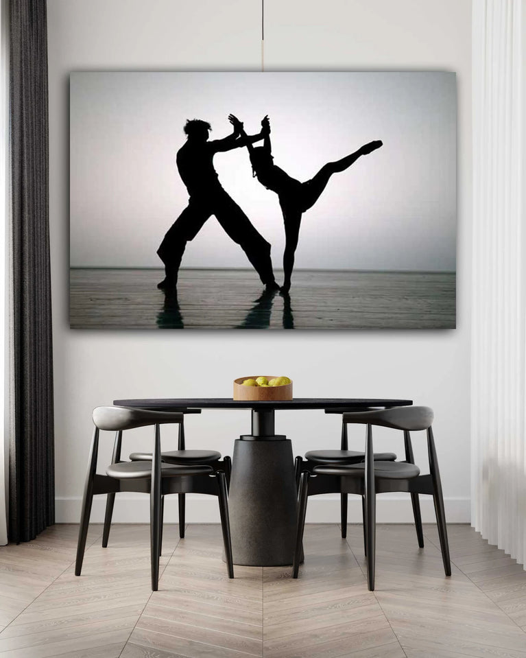 Two Ballet Dancers Canvas Print, Canvas Wall Art Poster Sticker