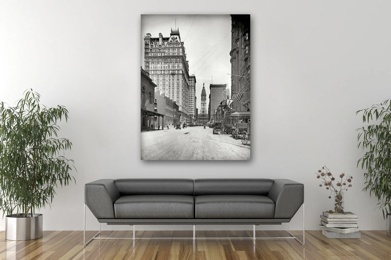 Philadelphia In The 1900s Wall Art Canvas Poster Canvas Print Decor Wall Art Poster Sticker