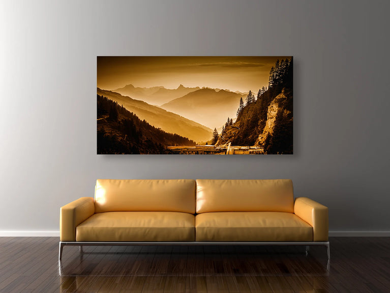 Landscape Wallpaper Canvas Wall Decor, Canvas Print Wall Art Poster Sticker