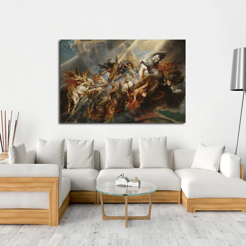 The Fall of Phaeton By Peter Paul Rubens Canvas Print Wall Art Poster Sticker