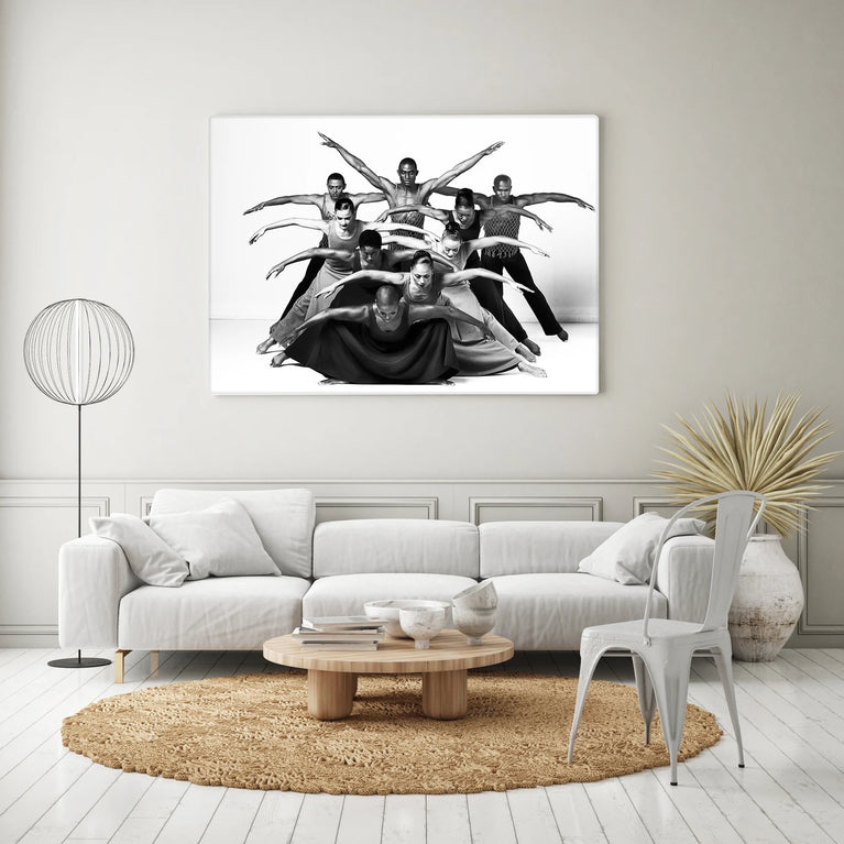 Alvin Ailey American Dance Theater in Ailey's "Revelations" Wall Art, Canvas Print Poster Sticker