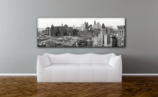 Emigrant Bank Heart of New York In 1908 Landscape Canvas, Canvas Print Wall Art Poster Sticker