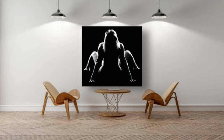 Esthetic Woman Body Canvas Printing Wall Art Home Decor, Naked Woman Canvas Poster Art Poster Sticker