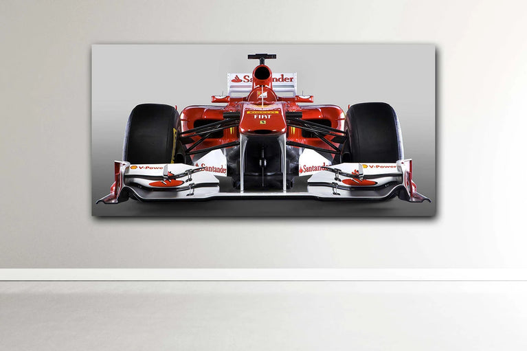 The Formula 1 Car Canvas Print, Formula 1 Car Canvas Wall Art Poster Sticker