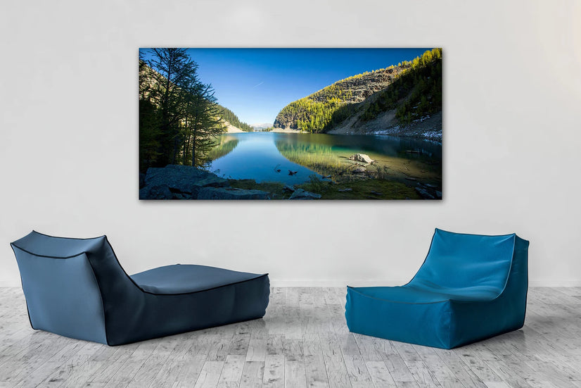 Summer In Lake Louise Alberta Canada Wall Art Canvas Poster Canvas Print Decor Wall Art Poster Sticker