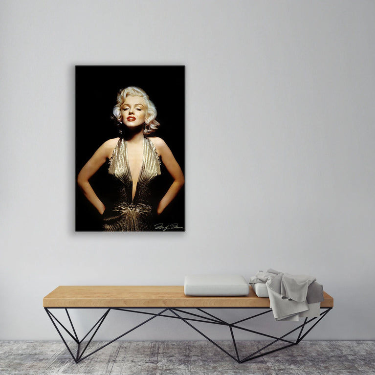 The Iconic Marilyn Monroe Canvas Print, Retro Canvas Wall Art Poster Sticker