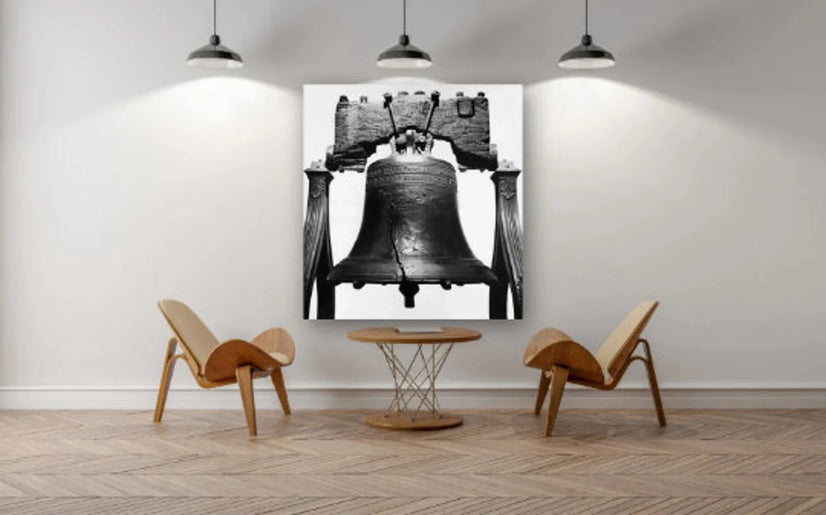 The Liberty Bell Canvas Wall Art, Independence Hall, Philadelphia, Canvas Print Poster Sticker