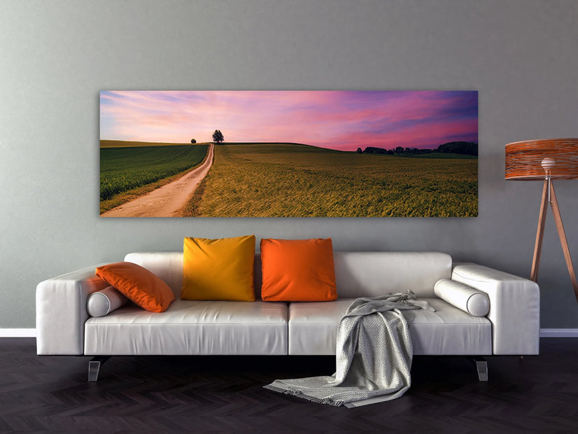 Landscapes Skyscrapers Canvas Wall Decor, Canvas Print Wall Art Poster Sticker