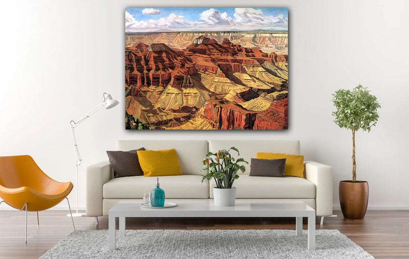 Landscape Black Rock Desert Canvas Print Wall Art Poster Sticker