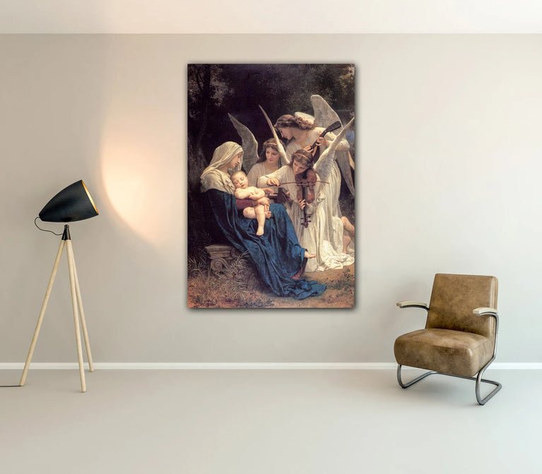 Le Chant Des Anges (The Song Of The Angels) Canvas Print Wall Art Poster Sticker