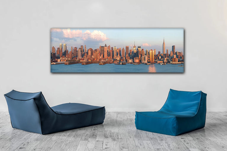 New York Skyline Landscape Canvas Print Wall Art Poster Sticker