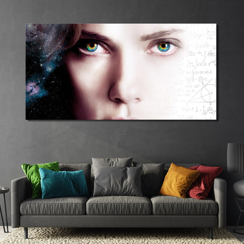 Lucy Canvas Wall Art, Scarlett Johnson Canvas Poster Print Decor Sticker