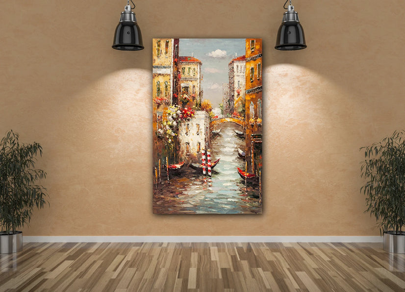 Europe Italy Venice Landscape Fine Art Canvas, Canvas Print Wall Art Poster Sticker