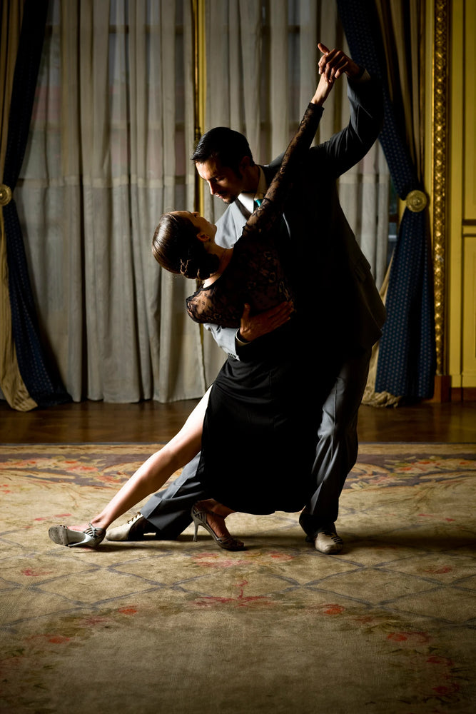 Tango Dance, Canvas Print, Ballroom, Beautiful Woman Canvas Wall Art Poster Sticker