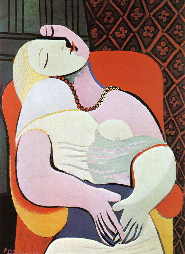 Woman Sitting In An Armchair By Pablo Picasso 1920 Canvas Print Wall Art Poster Sticker