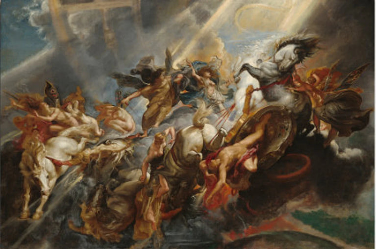 The Fall of Phaeton By Peter Paul Rubens Canvas Print Wall Art Poster Sticker