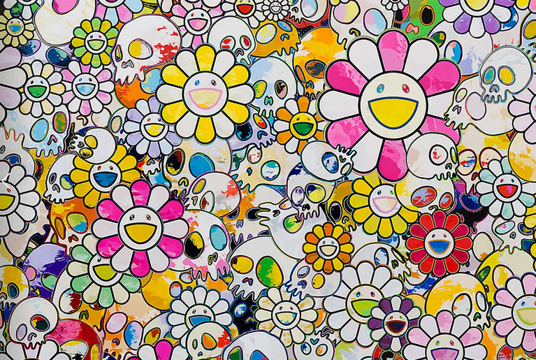 Aspen Lift Ticket Art by Takashi Murakami Canvas Print, Concept Art Canvas Wall Art Poster Sticker