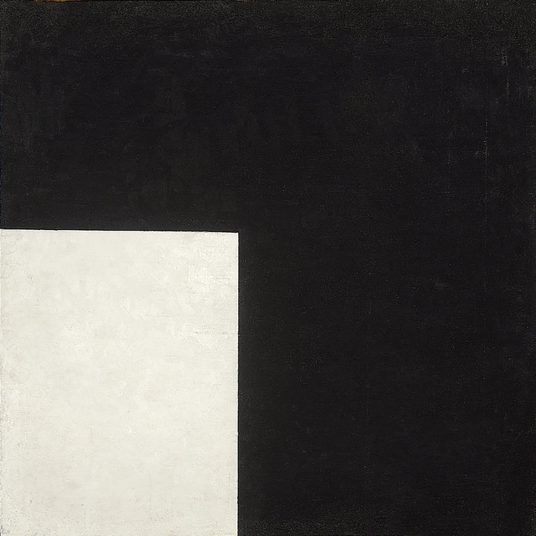 Black And White Square By Kazimir Malevich, Malevich Picture Abstract Artwork Canvas Print Wall Art Poster Sticker