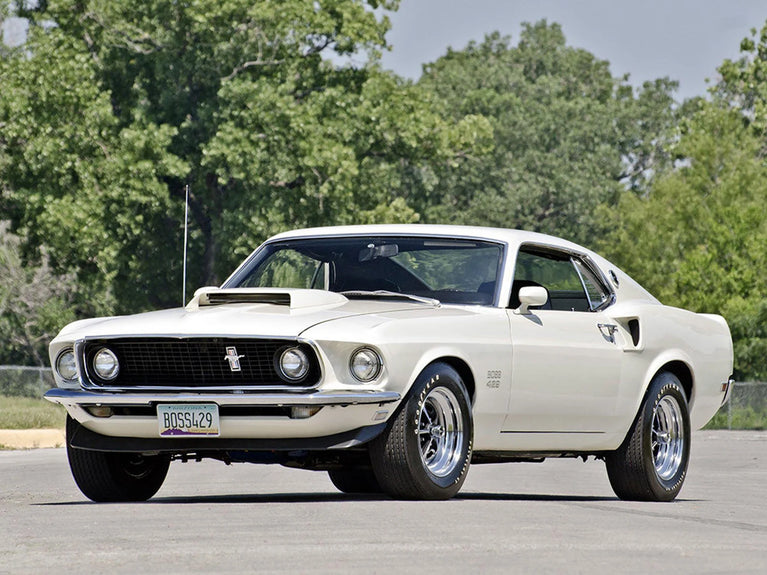 The Ford Mustang Boss 429 Canvas Print, Boss 429 Canvas Wall Art Poster Sticker