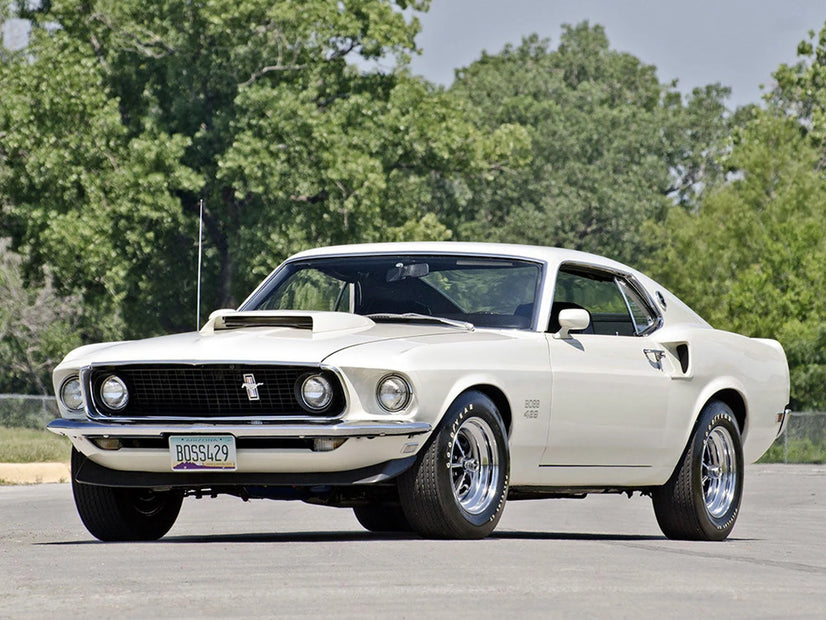 The Ford Mustang Boss 429 Canvas Print, Boss 429 Canvas Wall Art Poster Sticker