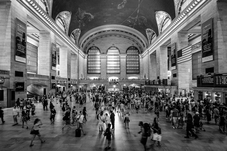 Grand Central Station NYC Canvas Wall Art, Canvas Print Poster Sticker