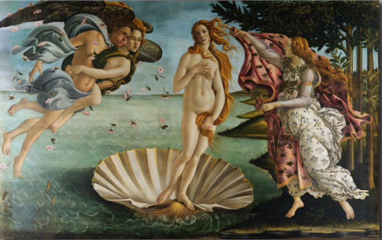 The Birth Of Venus, By Sandro Botticelli Canvas Print Wall Art Poster Sticker