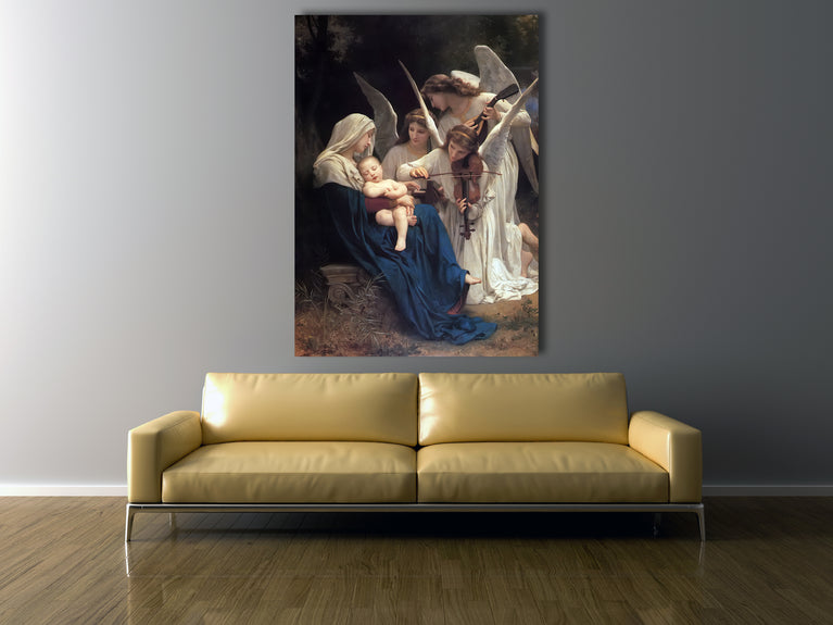 Le Chant Des Anges (The Song Of The Angels) Canvas Print Wall Art Poster Sticker